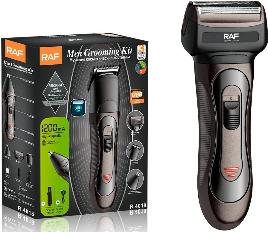Aparat de Ras Electric RAF R.4018 - tehnologie avansata, Trimmer integration, Incarcare Type-C