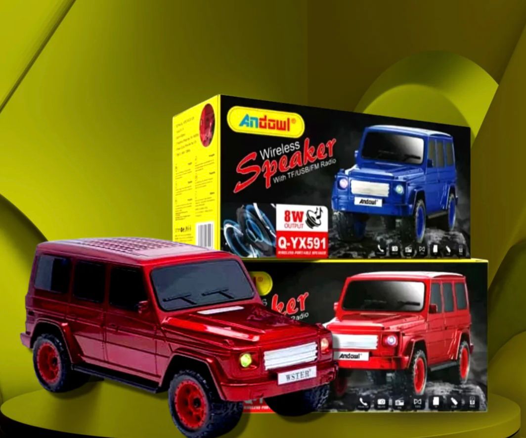 Boxă Portabilă Wireless Tip Mașină 4x4