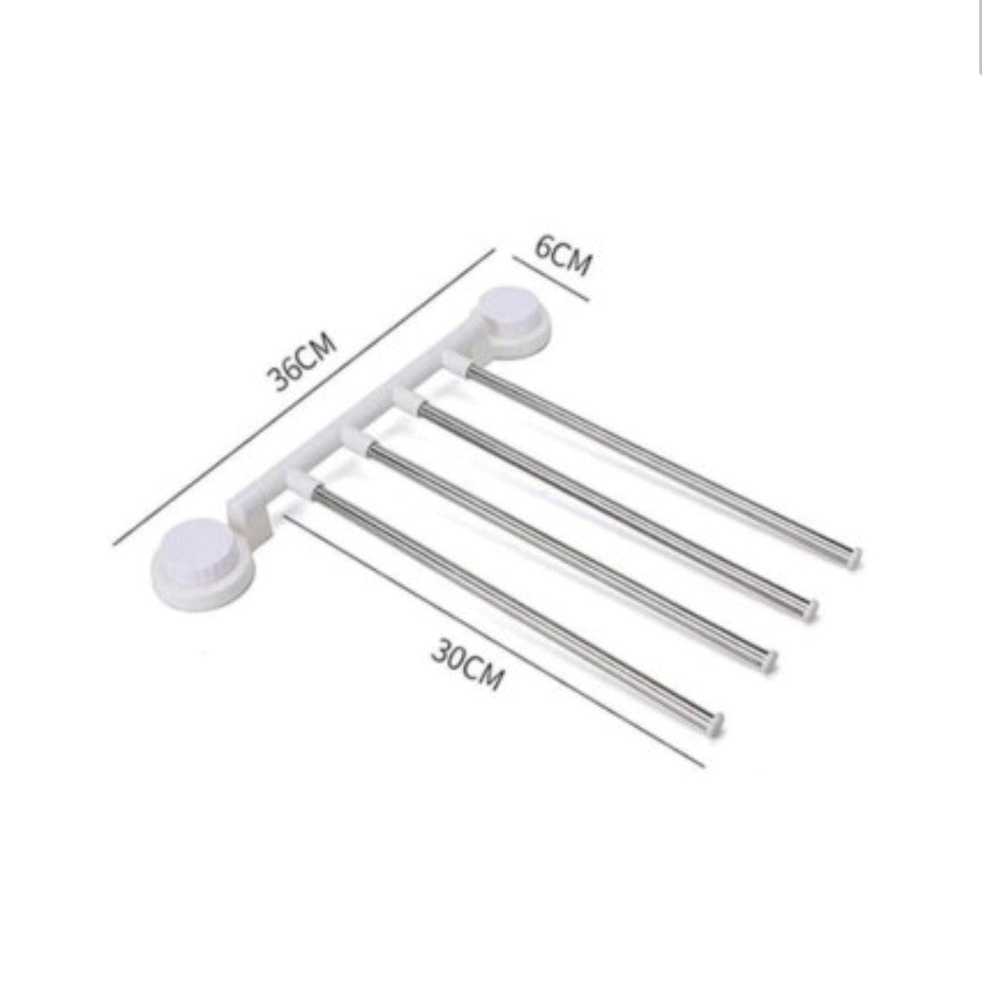 Set organizare spatiu: Etajera colt pentru baie + Suport cu ventuze de prindere pe perete, pentru 4 prosoape