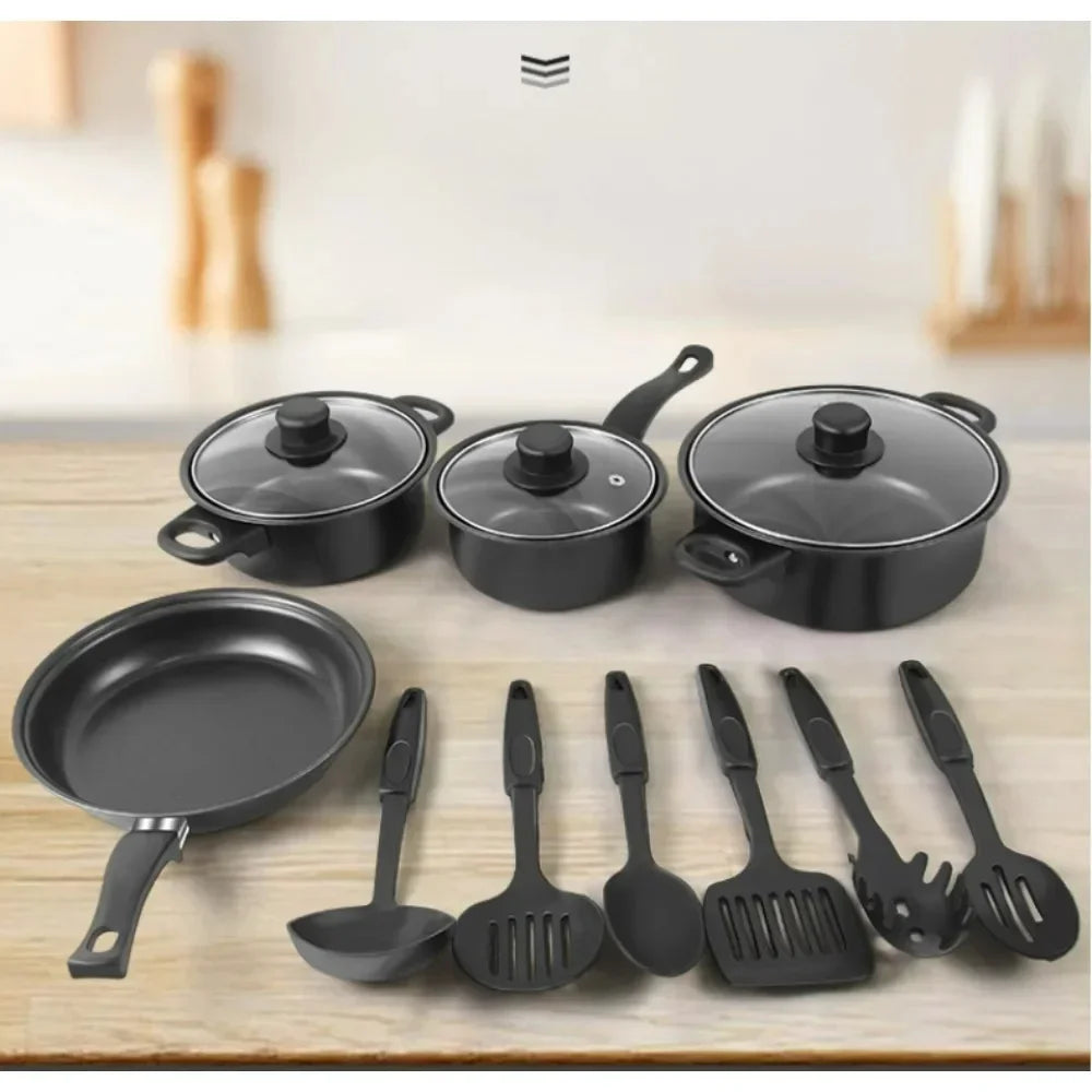 Set oale si ustensile bucatarie, 13 piese