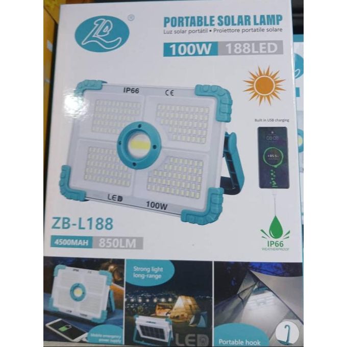 Proiector LED cu incarcare solara si USB, panou incorporabil, diferite variante de putere