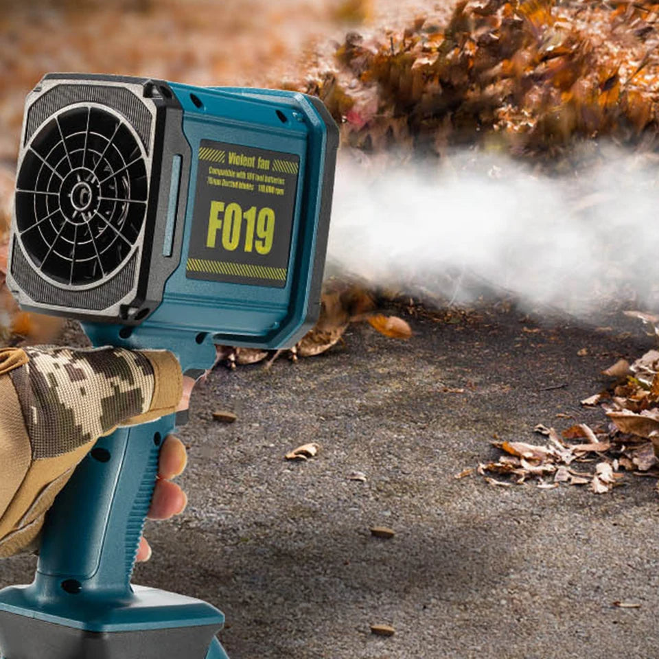 Suflantă Turbo Jet 1000W, Portabila, Viteză Reglabilă, Fără Fir, 45m/s