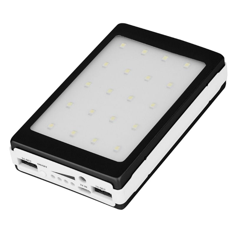 Baterie externa solara 12.000 mah, pentru 2 dispozitive