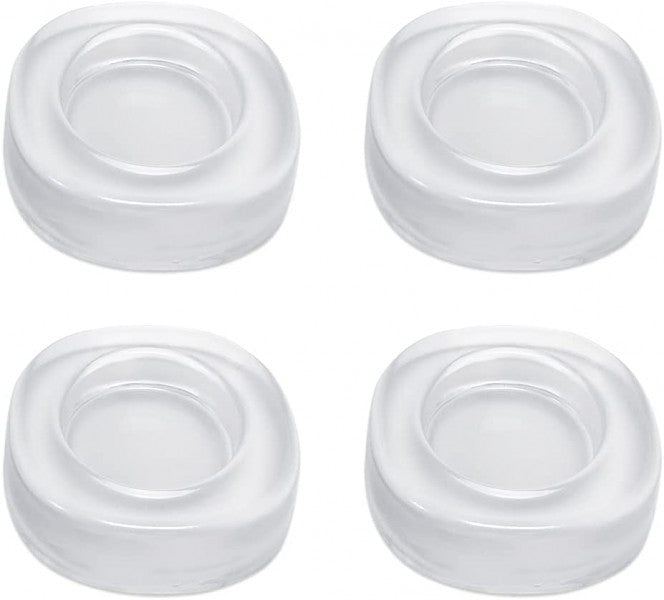 Suporti pentru picioarele masinii de spalat, antisoc si antiderapanti, transparenti