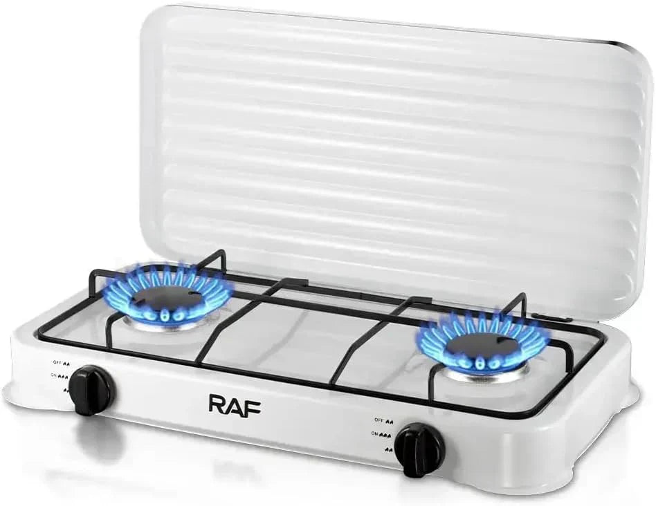 Plită pe gaz cu Două Ochiuri RAF R.8033W - 220V