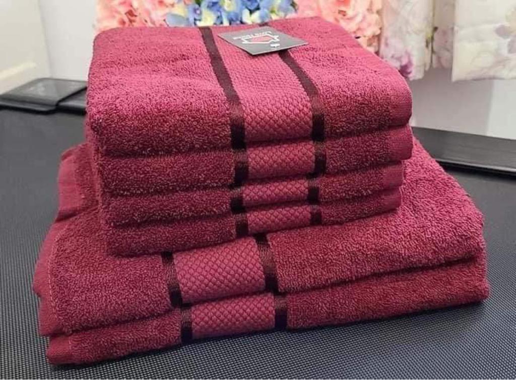 Set 6 Prosoape din 100% Bumbac Pakistanez