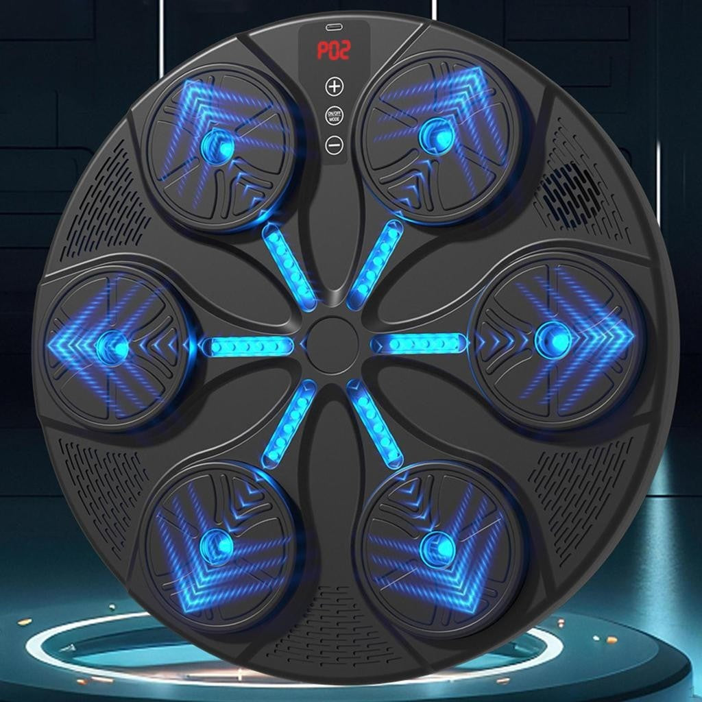 Aparat de box inteligent, multiple moduri de antrenament, montare pe perete, lumini LED