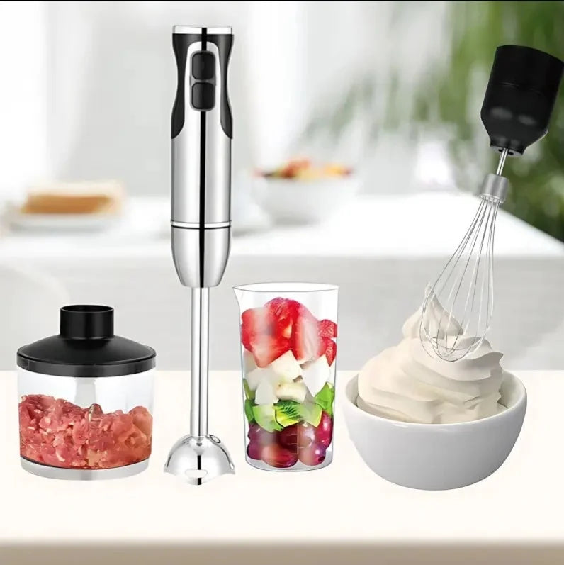 Blender RAF R3006, 1600W, recipient de 500ml, vas de 600ml si tel, 2 viteze, 38.7cm, negru-argintiu