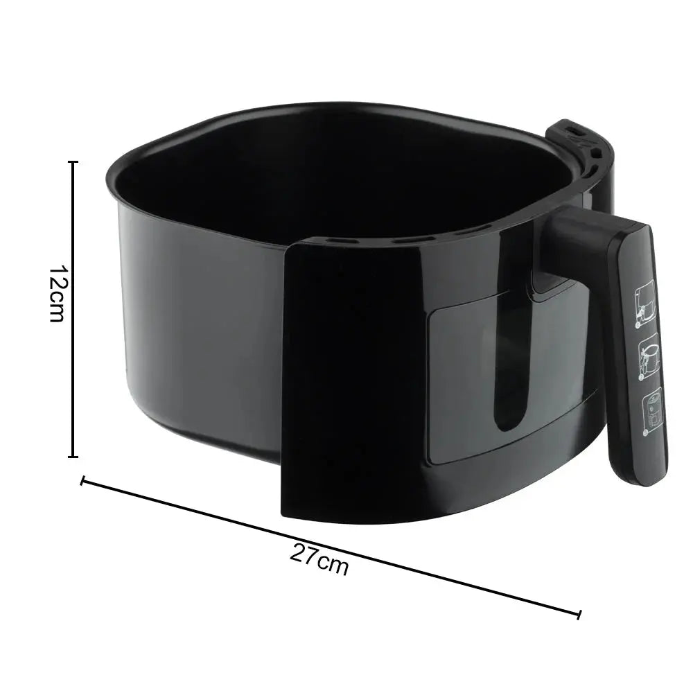 Air Fryer RAF-5332B - Friteuză cu Aer Cald, Capacitate 6L, 2400W, Negru