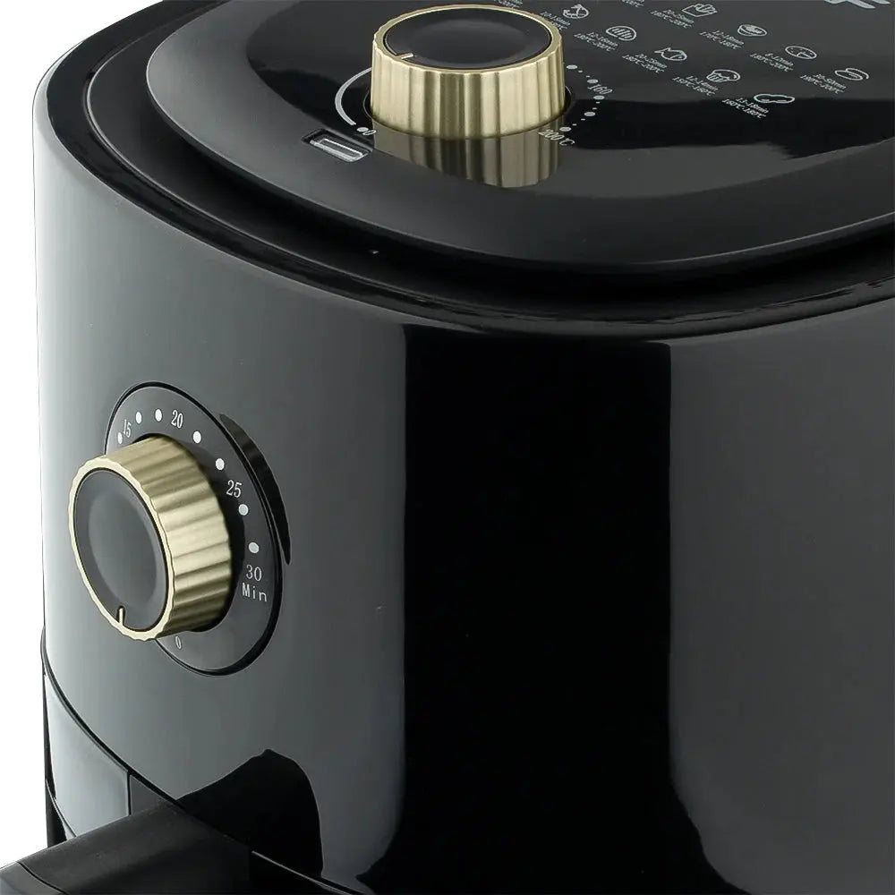 Air Fryer RAF-5332B - Friteuză cu Aer Cald, Capacitate 6L, 2400W, Negru