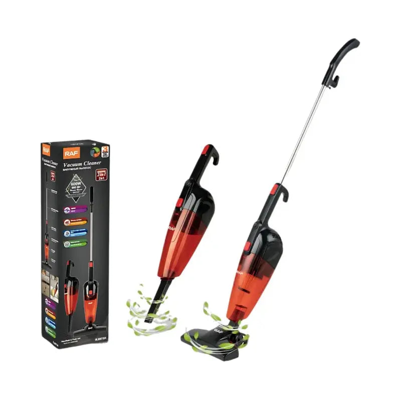 Aspirator Electric Stick & Mână RAF, 600W, Roșu