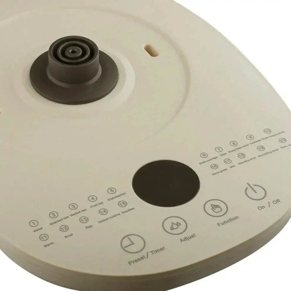 Ceainic Electric RAF 7937, 800W, 1.5l, Sticlă Borosilicată, fără fir, cu programare 24h