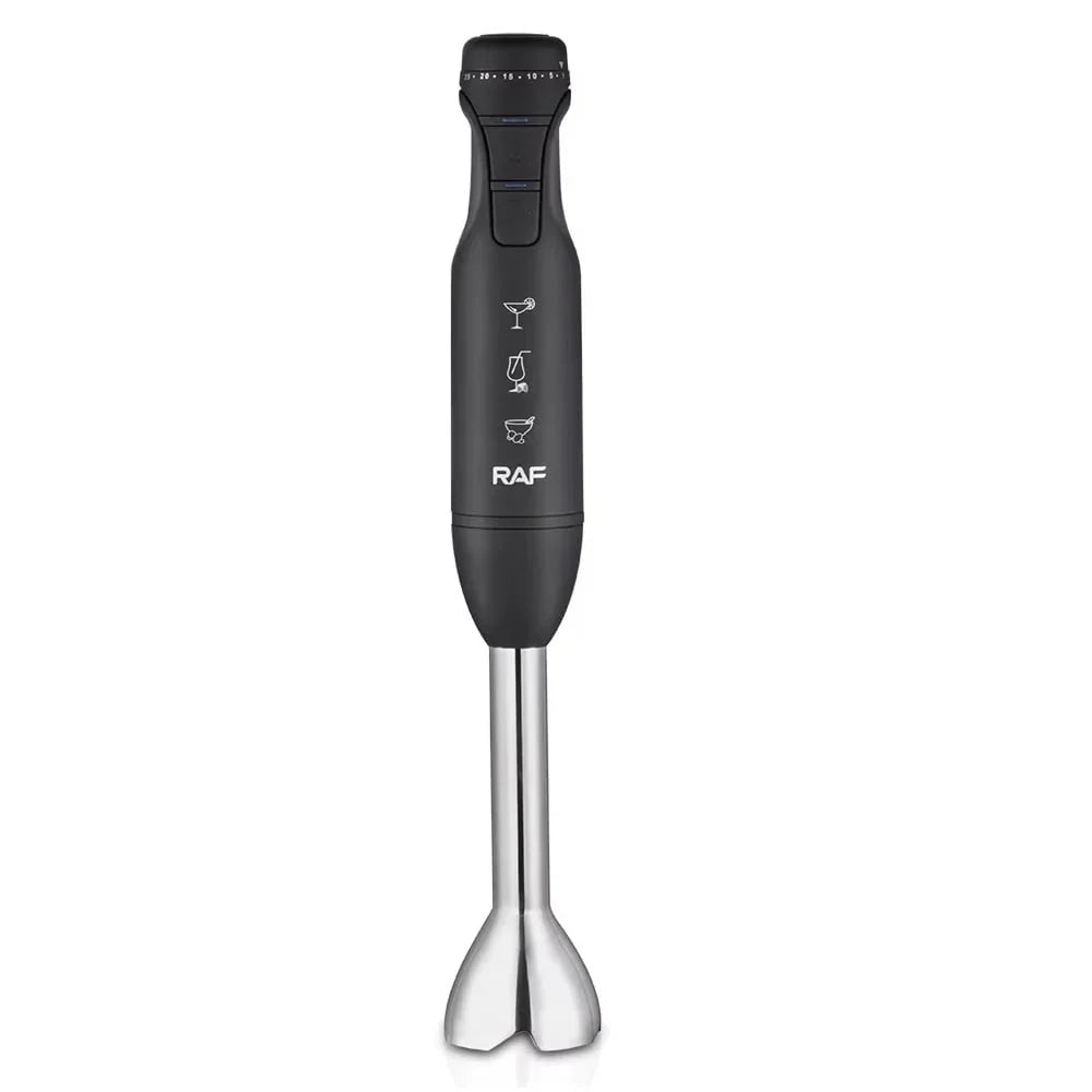 Blender Vertical de Mână, RAF R780, 1500W, 12000 RPM, 4 Lame din Oțel Inoxidabil, 42x6 cm