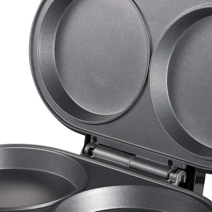 Aparat de făcut burgeri și omlete RAF R.245, 850W, 2 compartimente, suprafață antiaderentă