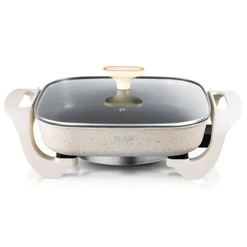 Tigaie electrica multifunctionala, RAF R5400, 1200W, capacitate 5L, 43x30x13cm