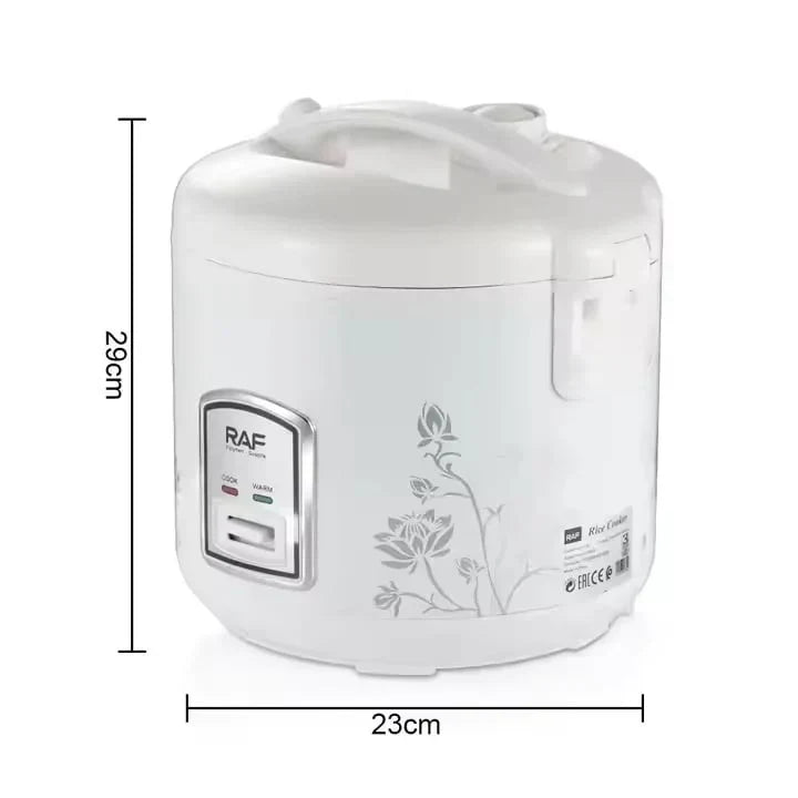 Oala electrica pentru gatit cu aburi rice cooker, RAF R180, 1000 W, 5 L, gatit/incalzit, 23x29 cm