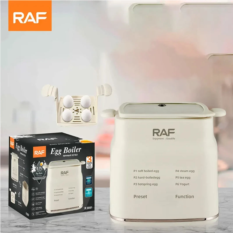Fierbator de oua RAF R.0051, 300 W, 6 moduri de gatire, Afisaj digital
