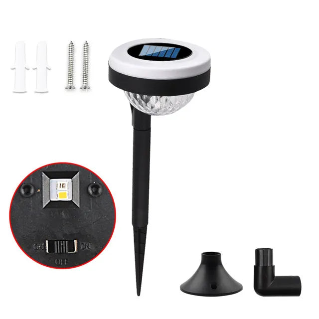 Set 4 x Lampa solara Smart RGB / Alb cald