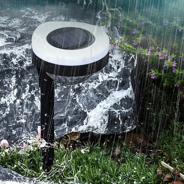 Set 4 x Lampa solara Smart RGB / Alb cald