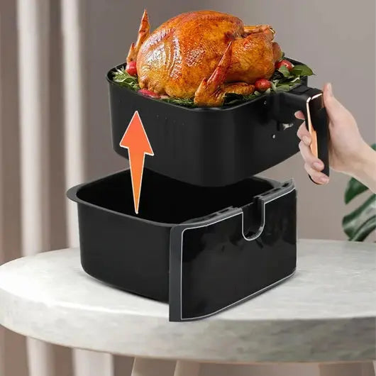 Raf R-5294 Friteuză Aer cu Coș Detașabil, 8L, 1700W, Negru