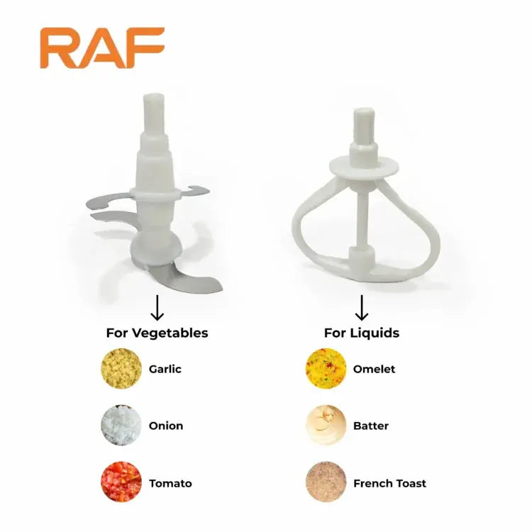 Robot de bucătărie 2 în 1 RAF-332, tocător de legume și mixer, 250W, 1L