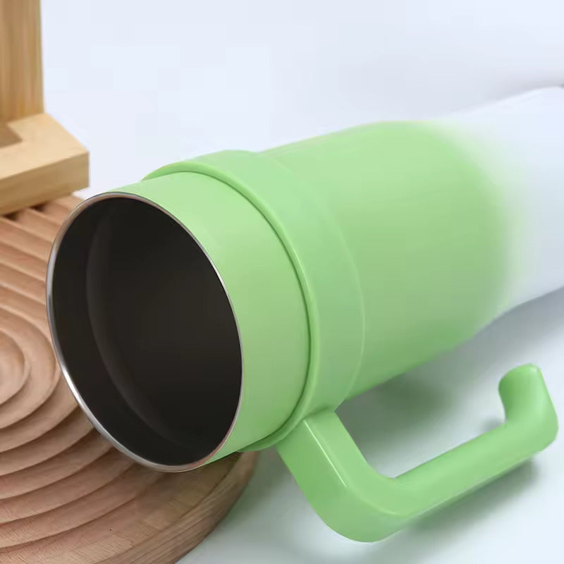 1+1 CADOU Cana termos cu pai, inox, diferite culori, 1200ml