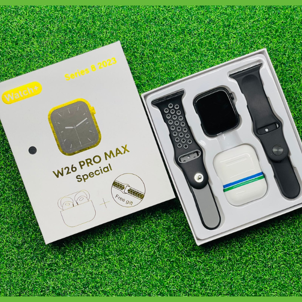 Ceas inteligent W26 Ultra Max cu căști