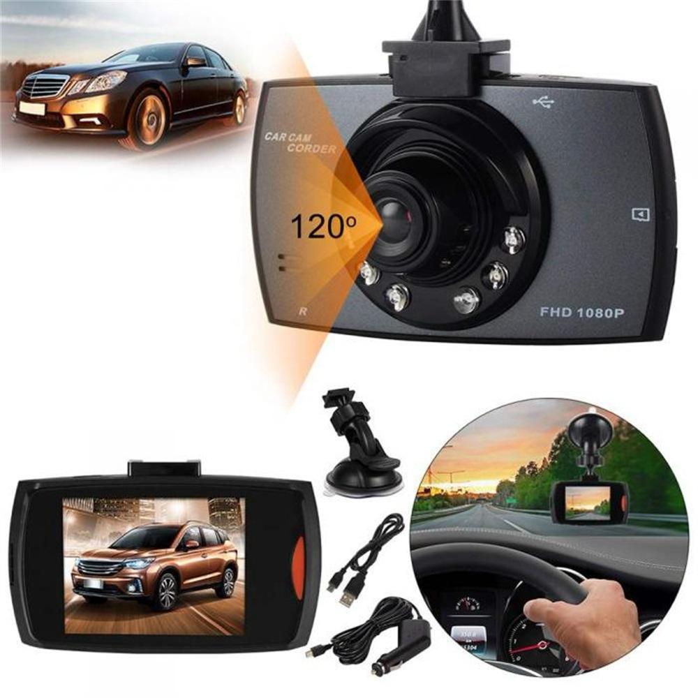 Pachet: Camera auto DVR, 2.4 inch, HD, filmare noaptea + Boxa portabila cu lumina Led si functie de Radio Fm