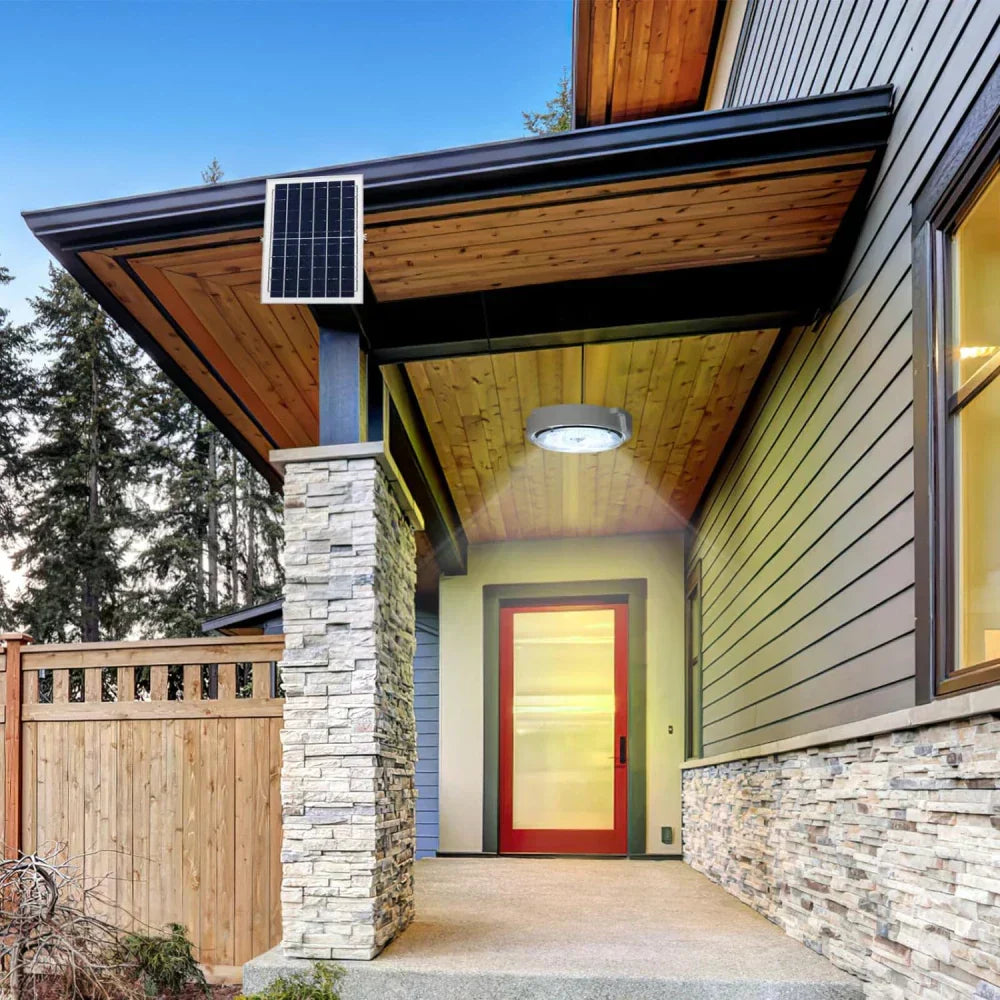 Lampa cu panou solar si telecomanda,100W/200W, alb rece