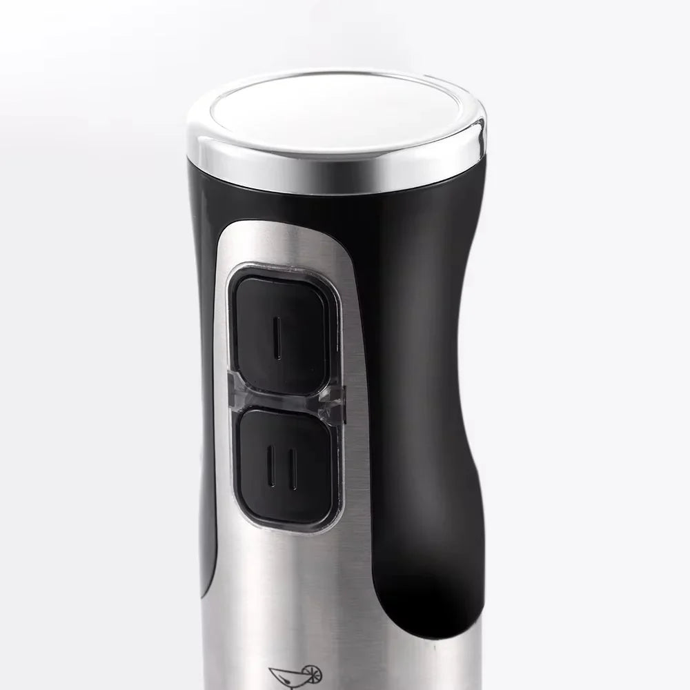 Blender RAF R3006, 1600W, recipient de 500ml, vas de 600ml si tel, 2 viteze, 38.7cm, negru-argintiu