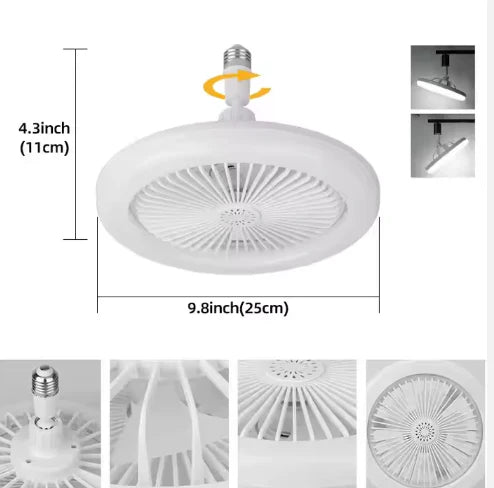 Ventilator de tavan silențios inteligent de înaltă calitate cu telecomandă și lumină LED