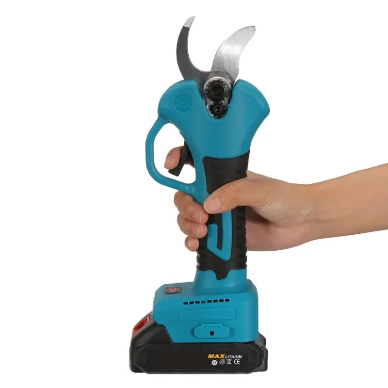 Foarfeca electrica pentru gradina, fara fir, cu 2 acumulatori 48V