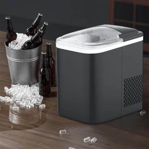 Masina de gheata portabila, Hoffmans HM-9811, 120W, 1.5L, ABS, 32x22x31 cm, negru