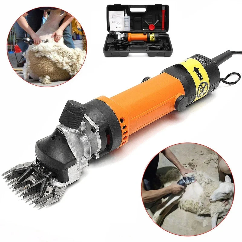 Masina profesionala de tuns oi 850W, 6 viteze, 2400 RPM, lama din otel