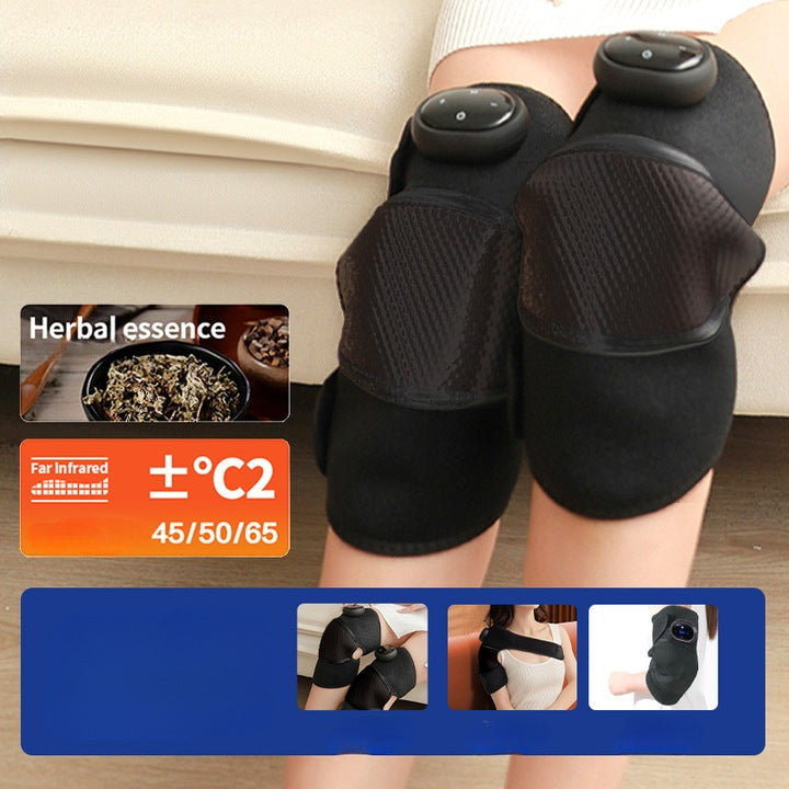 Genunchiera incalzita electric, reglare a temperaturii cu cinci viteze, masaj cu vibratii