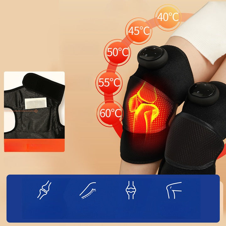 Genunchiera incalzita electric, reglare a temperaturii cu cinci viteze, masaj cu vibratii