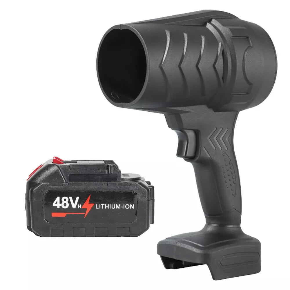 Suflanta de Aer Portabilă - Putere Mare, Fără Fir, cu acumulator, pentru Îndepărtarea Prafului, Apei și Zăpezii + 1 ACUMULATOR CADOU