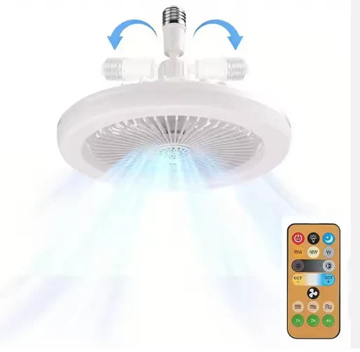 Ventilator de tavan silențios inteligent de înaltă calitate cu telecomandă și lumină LED
