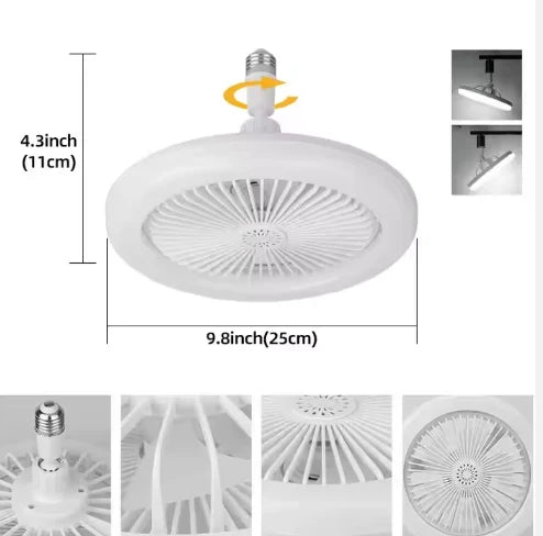 Ventilator de tavan silențios inteligent de înaltă calitate cu telecomandă și lumină LED