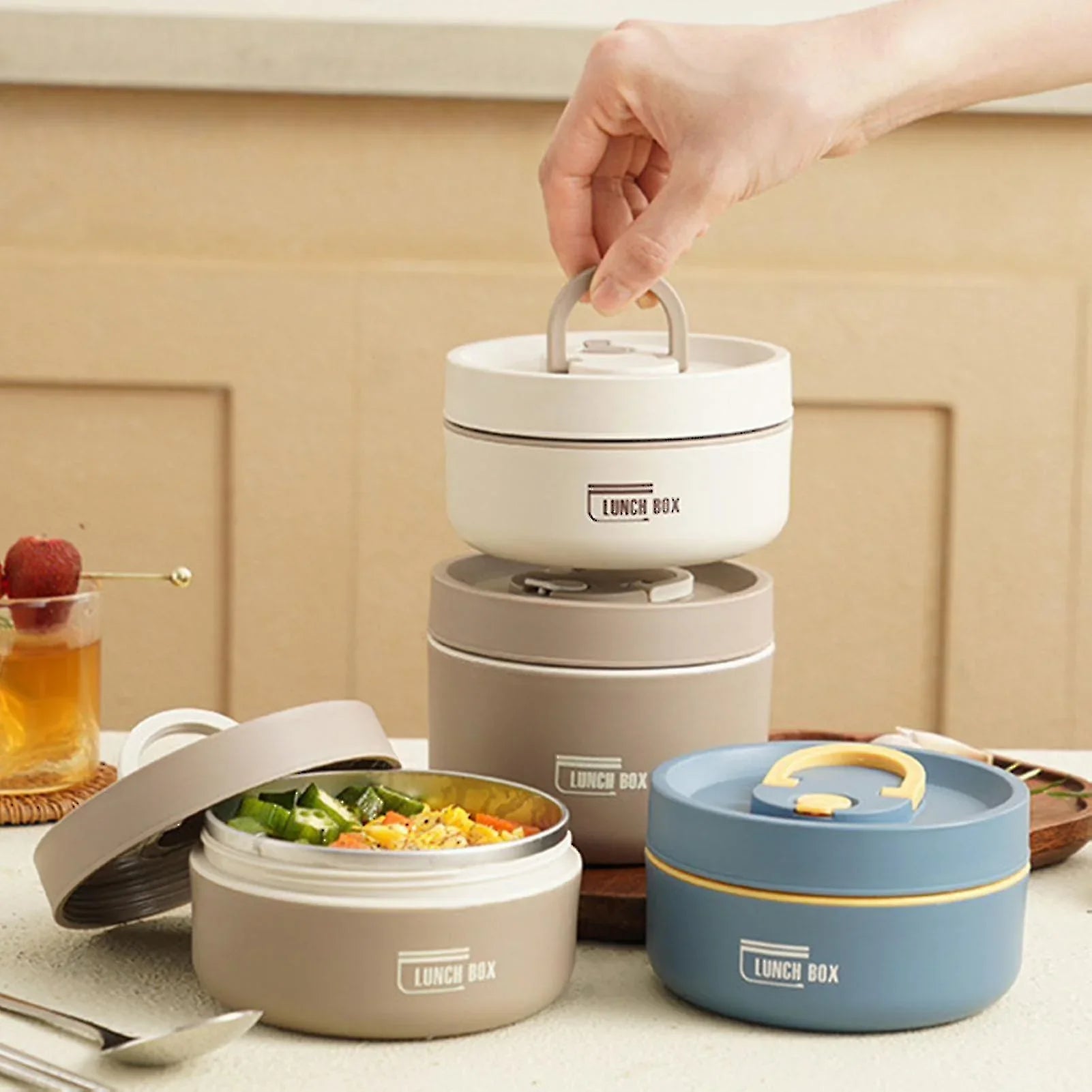 Set LunchBox de recipiente pentru depozitarea alimentelor