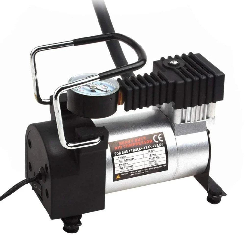 Compresor auto de putere mare, 12 V, pentru microbuz, SUV sau camionete
