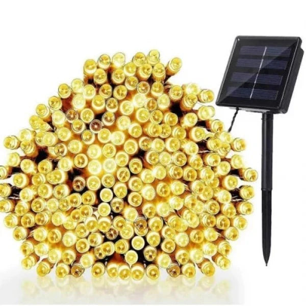 Set 3 x Instalatie solara 100 LED - diferite culori