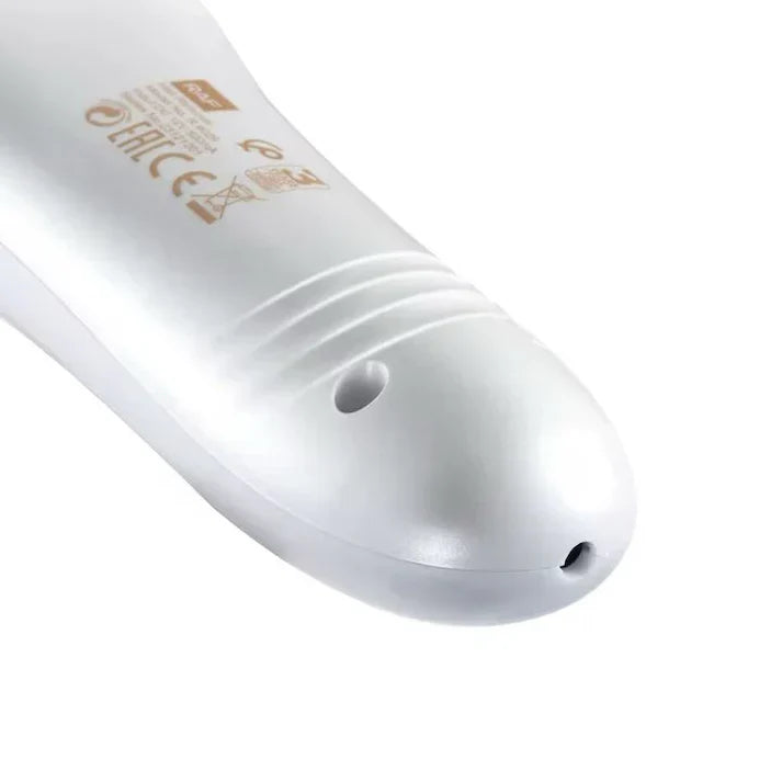 Epilator electric facial reincarcabil, cu fir de ata, RAF R4029, 5W, acumulator 1200mAh, 6x21cm, alb-roz