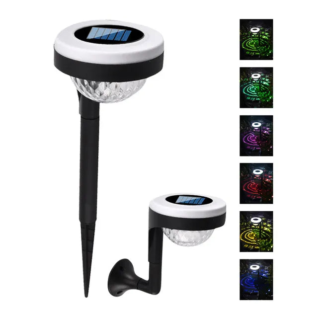 Set 4 x Lampa solara Smart RGB / Alb cald