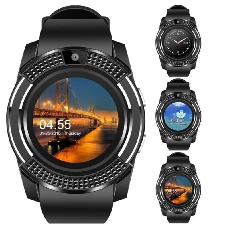 Pachet 1+1 ceas inteligent cu apelare, raspuns la apeluri, Bluetooth si pedometru