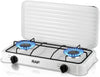 Plită pe gaz cu Două Ochiuri RAF R.8033W - 220V