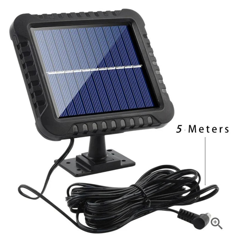 Set 4 lampi solare 100 LED COB, 100W, senzor de miscare, 500 lumeni