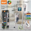 Aspirator Vertical RAF R8669 - 120W, 2000mAh, Lumini LED, Fara fir
