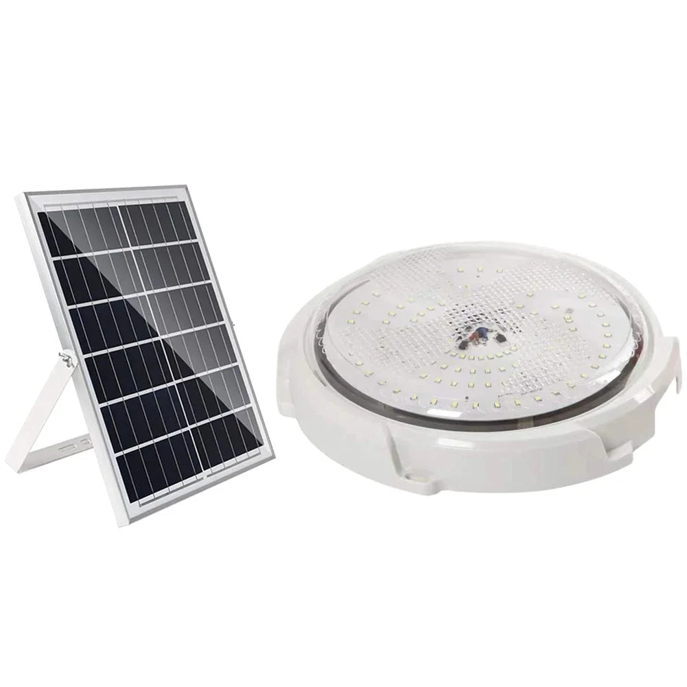 Lampa cu panou solar si telecomanda,100W/200W, alb rece