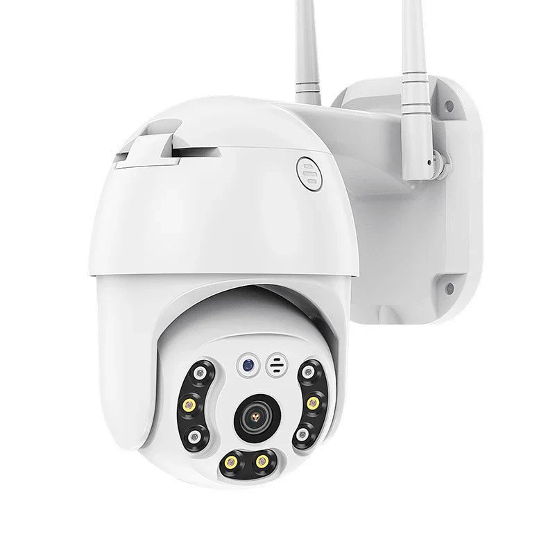 Set 2 camere supraveghere WiFi Full HD 1080P, rotire 360, vedere nocturna si 2 carduri 32GB